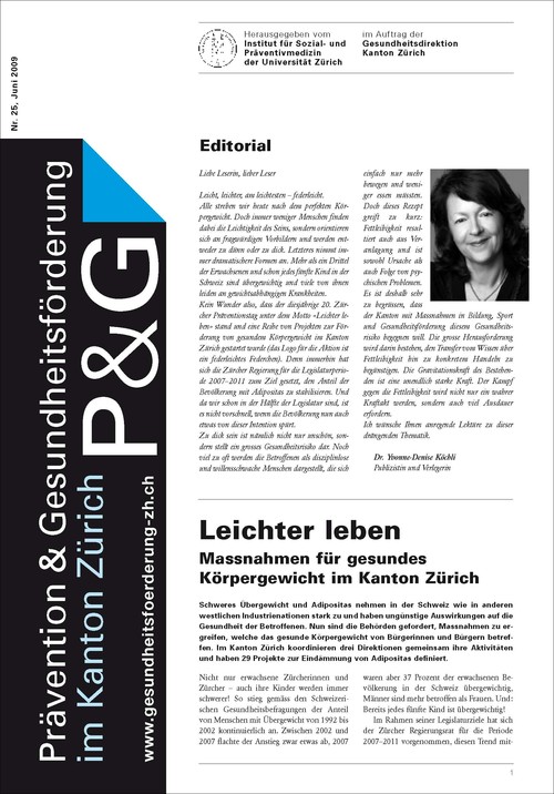 Gesundes Körper&shy;gewicht im Kanton Zürich