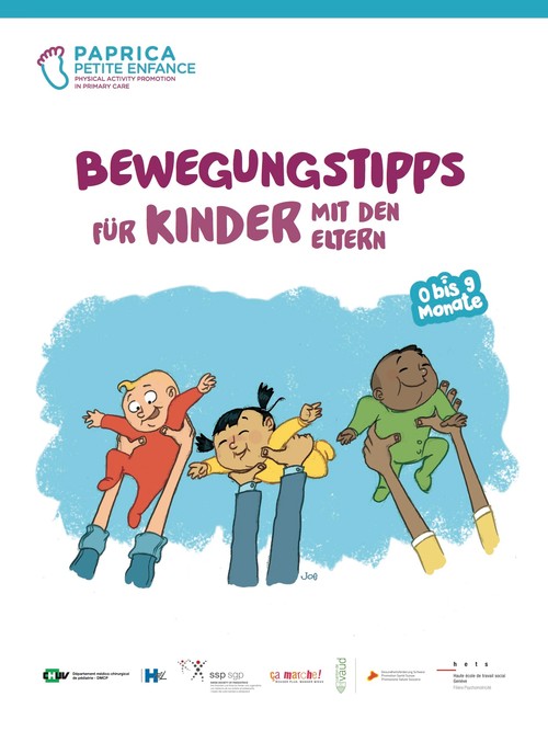Bewegungs&shy;tipps für Kinder mit den Eltern