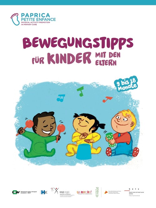 Bewegungs&shy;tipps für Kinder mit den Eltern
