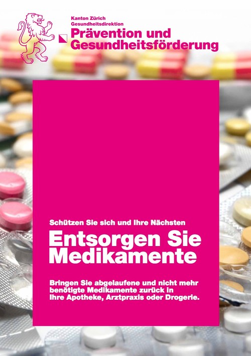 Medikamentenrückgabe Flyer