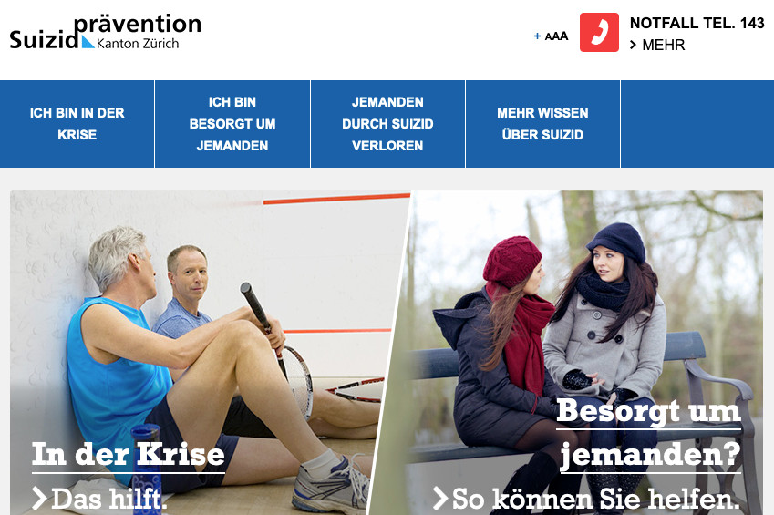 Bild Website Suizidpraevention Bild Website Suizidpraevention